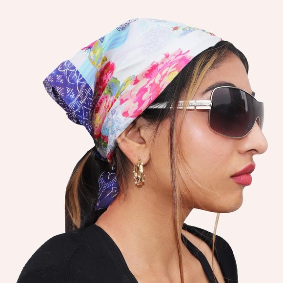 NWT 100% Vanilla 100% Silk Bandana - Picture 2 of 4